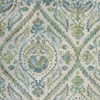 7' x 10'  Polypropylene Ivory or Teal Area Rug