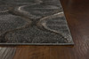 7 x 10  Polypropylene Charcoal Area Rug