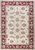 9' x 12'  Polypropylene Ivory or Red Area Rug