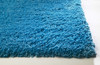 9' x13' Highlighter Blue Indoor Shag Rug
