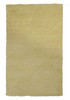 9' x 13' Polyester Canary Yellow Area Rug