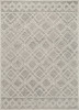 5' x 7' Sand Geometric Diamond Wool Indoor Area Rug