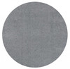 6' Grey Round Indoor Shag Rug