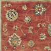 5' x 8' Sienna Floral Vine Wool Indoor Area Rug