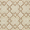 2' x 7' Ivory Diamond Tiles Wool Runner Rug