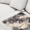 50" x 60" Naples Grey Off White Fur   Throw