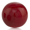 3" Red Poppy Enameled Aluminum Decorative Sphere