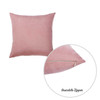 Set of 2 Mauve Pink Brushed Twill Decorative Throw Pillow Covers