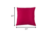 Set of 2 Pink Brushed Twill Decorative Throw Pillow Covers