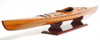 Rich Cedar Kayak Model Sculpture