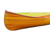 28.5" x 144" x 21" Wooden Canoe With Ribs Curved Bow