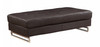 63" X 32" X 19" Brown Ottoman