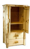 Natural Unfinished All Wood Armoire