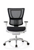 26" x 26" x 40.8" White Mesh Tilt Tension Control Chair
