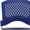 Set of 4 Navy Professional Plastic Guest Chairs