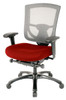 27.2" x 25.6" x 39.8" Red Mesh/Fabric Chair