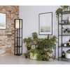 72" H Sleek Column Style Floor Lamp with Storage