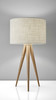 Treble Natural Wood Table Lamp