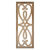 Distressed Heart and Fleur de Lis Wood Panel Wall Decor