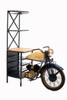 20.5" X 58" X 71" Blue Half-Bike Bar