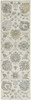 7'x10' Ivory Hand Tufted Space Dyed Traditional Floral Indoor Area Rug