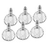Individual Silver Crystal Zendra Design Salt and Peppers  Gift Boxed 6 Pc Set