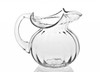 Mouth Blown Glass Pitcher  42 oz