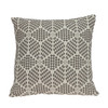 Beige Geometric Throw Pillow