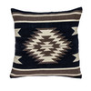 Navy and Brown Aztec Throw Pillow