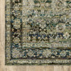 2'x3' Green and Brown Floral Area Rug