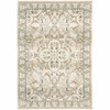 10'x14' Beige and Ivory Medallion Area Rug