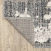 4'x6' Grey and Ivory Grey Matter  Area Rug