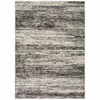 3'x5' Ash and Slate Abstract Area Rug