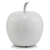 White Jumbo Apple Shaped Aluminum Accent Home Decor