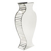 Curvy Art Deco Style Mirrored Vase