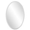 Oval Shaped Frameless Mirror