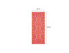 8' Pink and Orange Medallion Indoor Outdoor Runner Rug