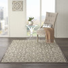 4 x 6 Natural and Gray Indoor Outdoor Area Rug