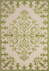 5 x 8 Green Medallion Indoor Outdoor Area Rug