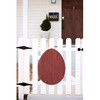 24" Rustic Farmhouse Red Wood Large Egg