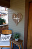 24" Rustic Rustic Weathered Gray Wooden Heart