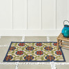 3 x 4 Blue Floral Vines Indoor Outdoor Area Rug