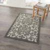 3 x 4 Gray and Charcoal Indoor Outdoor Area Rug