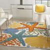 6 x 9' Multicolor Indoor Outdoor Area Rug