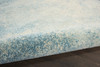 2 x 8 Light Blue and Ivory Abstract Sky Runner Rug