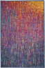 2 x 3 Rainbow Abstract Striations Scatter Rug