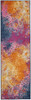 2 x 8 Abstract Brights Sunburst Runner Rug