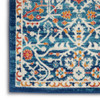 5 x 7 Blue White Multi Medallion Area Rug