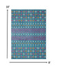 8 x 10 Blue Jewels Geometric Area Rug