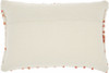 Peach Dotted Lumbar Pillow